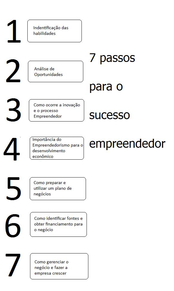 07 passos para o sucesso empreendedor