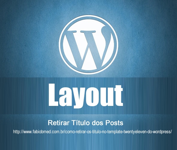 wordpress retirar titulo dos post