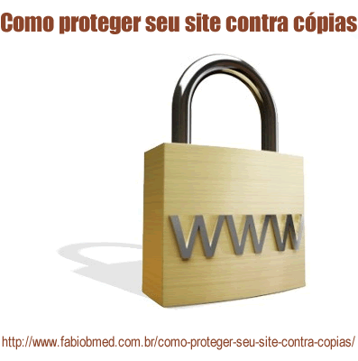 Como proteger seu site contra cópias